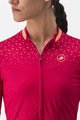 CASTELLI Tricou de ciclism cu mânecă scurtă - PEZZI LADY - roșu