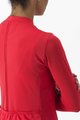 CASTELLI Tricou de ciclism cu mânecă lungă de vară - ANIMA 4 LADY - roșu