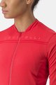 CASTELLI Tricou de ciclism cu mânecă lungă de vară - ANIMA 4 LADY - roșu