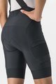 CASTELLI Pantaloni scurți de ciclism cu bretele - UNLIMITED CARGO LADY - negru