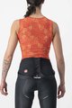 CASTELLI Tricou de ciclism fără mâneci - PRO MESH 4 W LADY - portocaliu