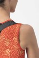 CASTELLI Tricou de ciclism fără mâneci - PRO MESH 4 W LADY - portocaliu