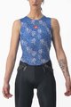 CASTELLI Tricou de ciclism fără mâneci - PRO MESH 4 W LADY - albastru