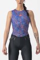 CASTELLI Tricou de ciclism fără mâneci - PRO MESH 4 W LADY - albastru