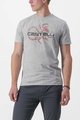 CASTELLI Tricou de ciclism cu mânecă scurtă - FINALE TEE - gri