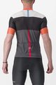 CASTELLI Tricou de ciclism cu mânecă scurtă - SEZIONE - gri/negru/portocaliu