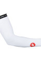 CASTELLI Încălzitoare de braț pentru ciclism - UPF 50+ LIGHT - alb