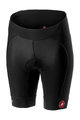 CASTELLI Pantaloni scurți de ciclism fără bretele - VELOCISSIMA LADY - negru