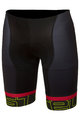 CASTELLI Pantaloni scurți de ciclism fără bretele - VOLO - galben/negru/roșu
