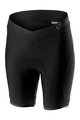 CASTELLI Pantaloni scurți de ciclism fără bretele - VISTA LADY - negru
