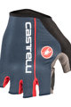 CASTELLI Mănuși de ciclism fără degete - CIRCUITO - portocaliu/albastru