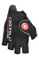 CASTELLI Mănuși de ciclism fără degete - ROSSO CORSA PRO - negru
