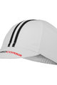 CASTELLI Șapcă de ciclism - ROSSO CORSA  - negru/alb