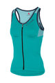CASTELLI Tricoul de ciclism fără mâneci - SOLARE LADY - albastru
