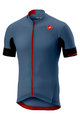 CASTELLI Tricou de ciclism cu mânecă scurtă - AERO RACE 4.1 SOLID - albastru