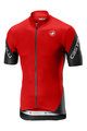 CASTELLI Tricou de ciclism cu mânecă scurtă - ENTRATA 3.0 - roșu/negru