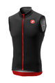 CASTELLI Tricoul de ciclism fără mâneci - ENTRATA 3.0 - negru/roșu