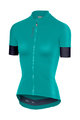 CASTELLI Tricou de ciclism cu mânecă scurtă - ANIMA 2.0 LADY - albastru/verde