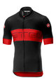CASTELLI Tricou de ciclism cu mânecă scurtă - PROLOGO VI - roșu/negru