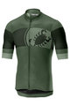 CASTELLI Tricou de ciclism cu mânecă scurtă - RUOTA - verde