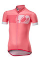 CASTELLI Tricou de ciclism cu mânecă scurtă - FUTURE RACER KIDS - roz