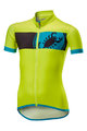 CASTELLI Tricou de ciclism cu mânecă scurtă - FUTURE RACER KIDS - galben