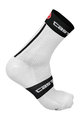 CASTELLI Șosete clasice de ciclism - FREE 6 - negru/alb