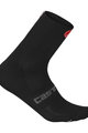 CASTELLI Șosete clasice de ciclism - QUATTRO 9 - negru