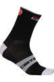 CASTELLI Șosete clasice de ciclism - ROSSO CORSA 9 - negru