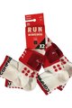 COMPRESSPORT Șosete clasice de ciclism - TRAINING - alb