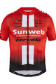 Tricou de ciclism cu mânecă scurtă - SUNWEB 2019 - negru/roșu/alb