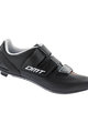 Pantofi de ciclism - D6 - alb/negru