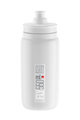 ELITE Sticlă de apă pentru ciclism - FLY 550 ml - alb/gri