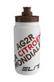 ELITE Sticlă de apă pentru ciclism - FLY AG2R 550ml - alb/maro