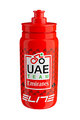 ELITE Sticlă de apă pentru ciclism - UAE 550 ml - roșu