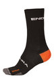 Șosete clasice de ciclism - BAABAA MERINO WINTER - negru