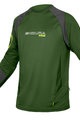 Tricou de ciclism cu mânecă lungă de vară - MT500 BURNER SUMMER - verde/gri