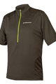 Tricou de ciclism cu mânecă scurtă - HUMMVEE MTB  - maro