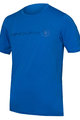Tricou de ciclism cu mânecă scurtă - SINGLETRACK MERINO - albastru