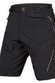 Pantaloni scurți de ciclism fără bretele - HUMMVEE II  - negru