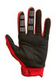 FOX Mănuși cu degete lungi de ciclism - DIRTPAW GLOVE - negru/roșu