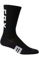 FOX Șosete clasice de ciclism - FLEXAIR MERINO  - negru