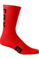 FOX Șosete clasice de ciclism - FLEXAIR MERINO  - roșu