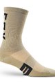 FOX Șosete clasice de ciclism - FLEXAIR MERINO - maro