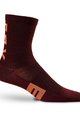 FOX Șosete clasice de ciclism - FLEXAIR MERINO LADY - bordo
