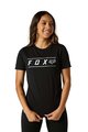 FOX Tricou de ciclism cu mânecă scurtă - PINNACLE LADY - negru