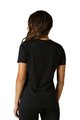 FOX Tricou de ciclism cu mânecă scurtă - PINNACLE LADY - negru