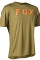 FOX Tricou de ciclism cu mânecă scurtă - RANGER MOTH - maro