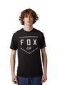 FOX Tricou de ciclism cu mânecă scurtă - SHIELD - negru
