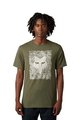 FOX Tricou de ciclism cu mânecă scurtă - AUXLRY - verde